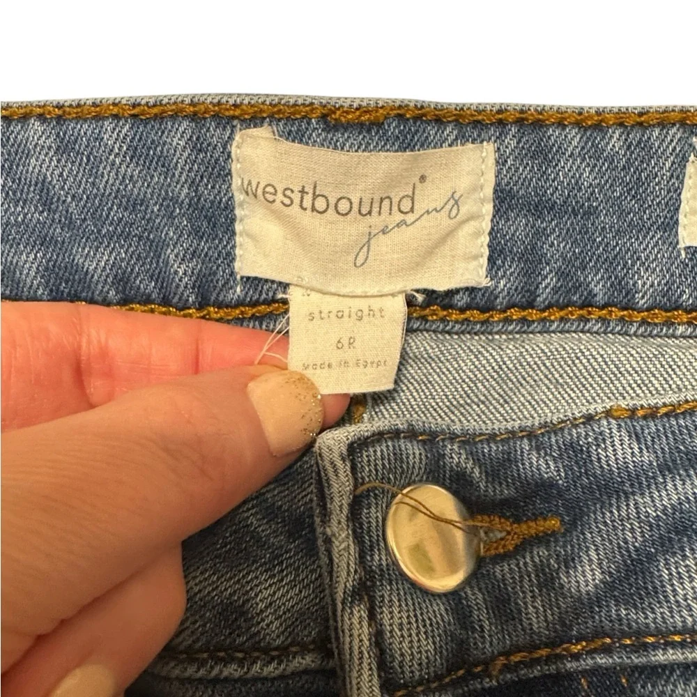 WESTBOUND women’s Hannah straight leg jeans 6R